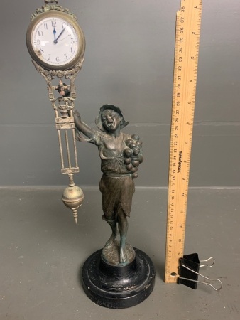 Antique Junghans Onion Boy Mystery Clock – Early 20th Century