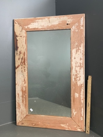 Rustic Timber Framed Mirror