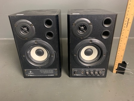 Pair Behringer MS-20 Speakers (20-watt powered speakers)