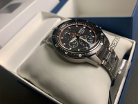 Seiko Chronograph 100m Watch - New and Boxed - with Spare Band - 3