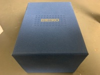 Seiko Chronograph 100m Watch - New and Boxed - with Spare Band - 5