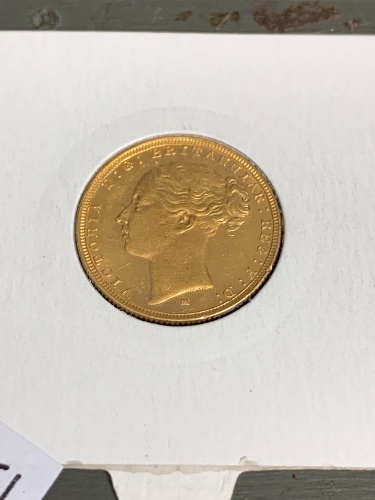 Gold Sovereign - Melbourne 1883