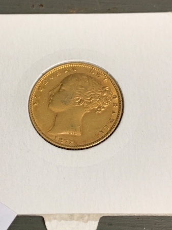 Gold Sovereign - Great Britain 1872