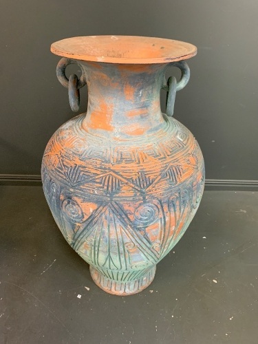 Large Decoratve Terracotta Pot