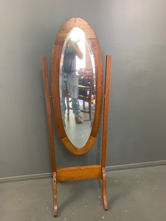 Antique Cheval Mirror