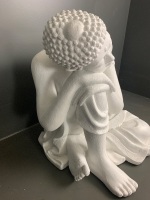 Large Fibreglass Buddha figure. - 3