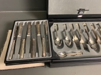 Strachan 8 Place Silver Plated Cutlery Set in Lined Wooden Box - 2