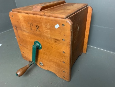 Vintage Wooden Butter Churn