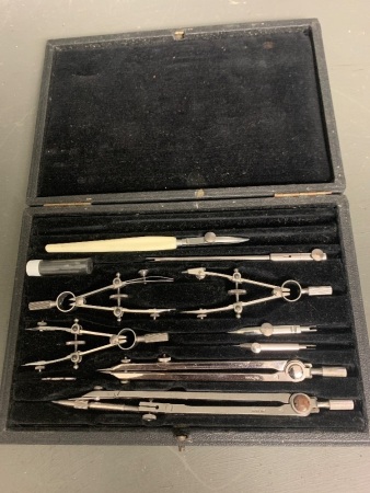 Vintage Architects Drawing Set - Harling London - 1 piece missing