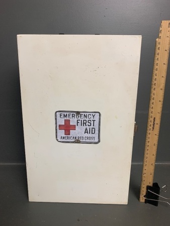 Vintage American Red Cross Emergency First Aid Kit with Contents