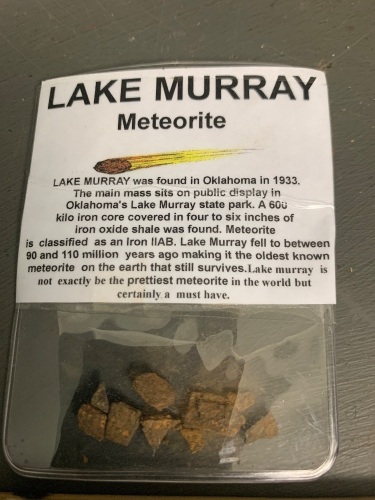 Historic LAKE MURRAY Iron Meteorite