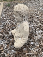 Medium sized Concrete Buddha - 3