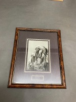 5 Framed Photographic Prints of Native American Indian Chiefs - 2