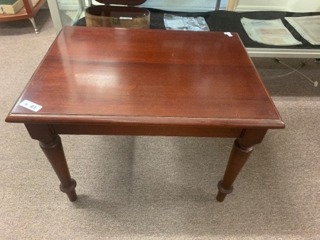 Small Vintage Cedar Side Table 