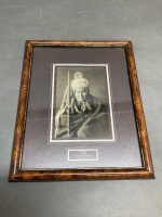 5 Framed Photographic Prints of Native American Indian Chiefs - 6