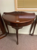 Half Round Hall Table