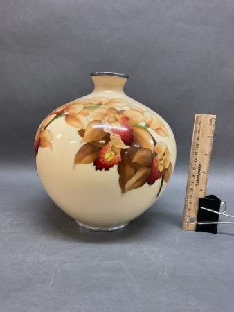 Japanese Cloisonne Bulb Shape Vase