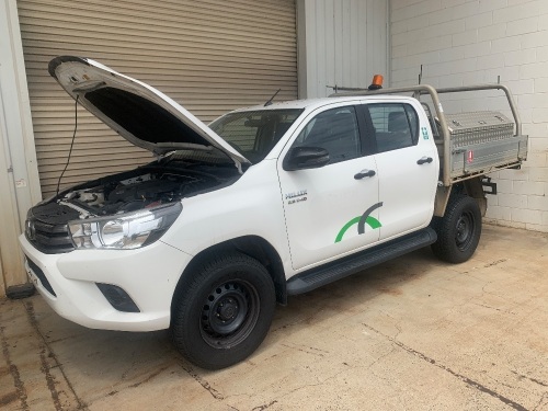 Toyota Hilux dual cab utility