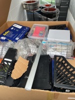 Large box of various office supplies - 3