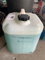 20L container of dishwashing liquid- nearly full