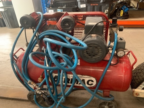 AirMac 60L air compressor with hose