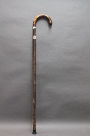 Vintage Walking Stick with Sterling Silver Collar