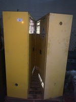 2 Justrite flammable storage cabinets