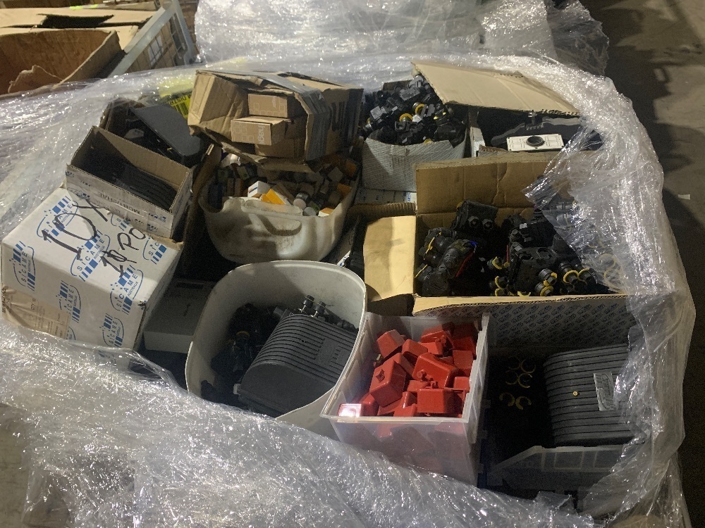 Various fuses, boxes, overhead connectors, circuit breakers