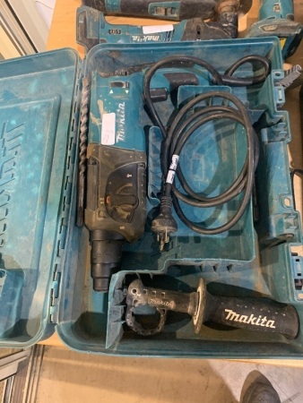 Makita corded drill in case