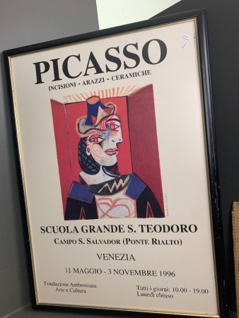 Picasso French Exhibition Poster c1996