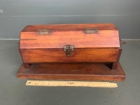 Antique timber 4-compartment Bingo / Housie barrel