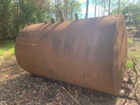 Steel tank with fittings approximately 2000 L - 2