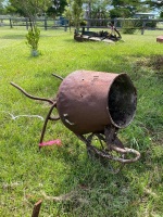 Old cement mixer which would make good garden art - 3