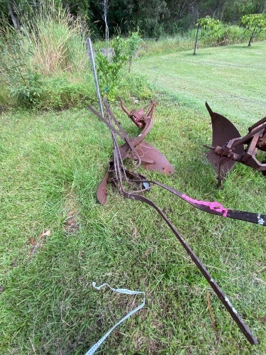 2 Old ploughs (great garden art)