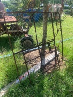 2 Rusty Steel Farm Gates