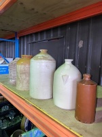 Selection of stoneware jugs ( damage on a couple) - 2