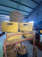 4 antique Schweppes wooden crates - 2