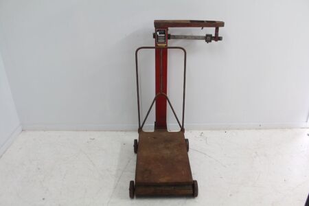 Set of Vintage Avery Platform Scales on Wheels