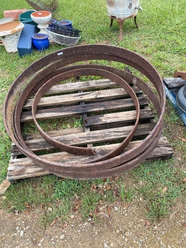 Iron wheel rims large