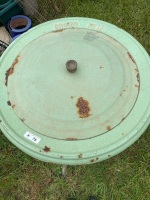 CROWN No12 antique water heater - 1 leg needs repair - 2