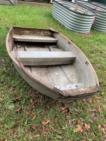 Small aluminium boat