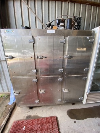 The McEwans Williams Team 6 door industrial fridge.