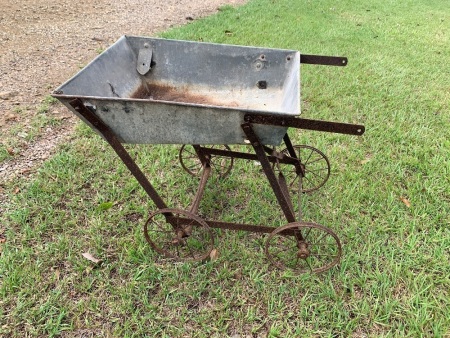 Vintage steel trolley