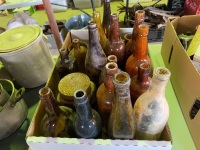 Assorted lot of mostly brown bottles - 4