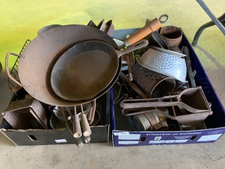 Mixed metal cookware vintage