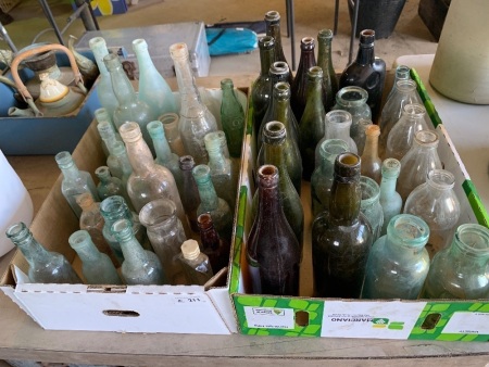 Large lot of assorted bottles