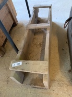 Wooden coping box