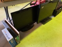 2 TVs with wall brackets