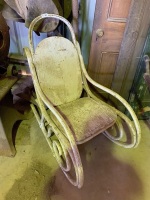 Antique bentwood, rocking chair for restoration