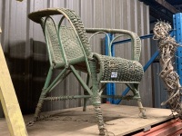 Cane armchair for restoration